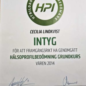 HPI-intyg